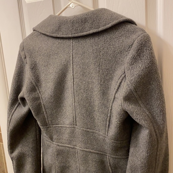 Junior’s Gray Pea Coat - Picture 11 of 12